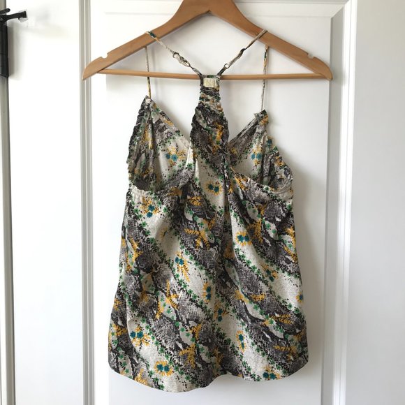 Billabong Snake Print Floral Tank - Picture 3 of 3